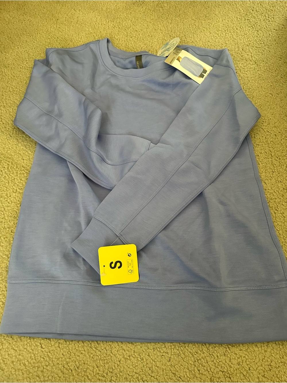Light Periwinkle Women's Crewneck Sweatshirt - Small